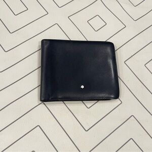 Mont Blanc Black Leather Wallet